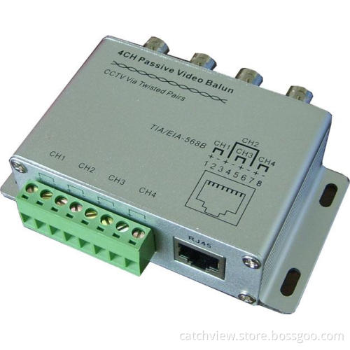 CCTV 4CH Passive Video Balun (CV-VB804F)